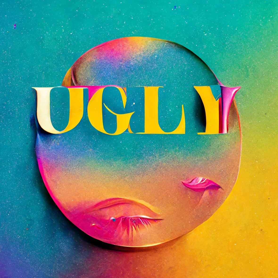 Gold serif UGLY on a cosmic sphere